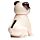 Mopps Mops Solcellsfigur