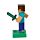 Minecraft Steve Solcellsfigur