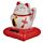 Vinkande Katt Solcellsdriven Figur