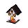 Spooky Pumpa & Spindel Halloween LED-Hus Dekoration