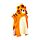 Alfie the Tiger Adoramals Barnhandduk med Huva