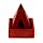 Mangoträ Pyramid Rökelsehållare & Låda för Koner med Buddha & Nätmönster
