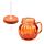 Pumpa Mason Dryckesburk med Lock & Sugrör