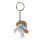 Unicorn Magic Enhörning Orange PVC Nyckelring