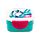 Hatsune Miku Clip Lock Staplad Bento Lunchlåda med Bestick