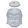 Aromalampa med Krackelerad Glasyr Thai Buddha Huvud