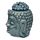 Aromalampa med Krackelerad Glasyr Thai Buddha Huvud