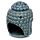 Aromalampa med Krackelerad Glasyr Thai Buddha Huvud