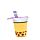 Foodiemals Boba the Bubble Tea Pop Up Pennfodral i Tyg
