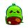 Foodiemals Pedro the Avocado Plysch Ryggsäck
