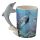 Delfinformat Handtag Mugg med Undervattenliv Design