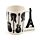 Headstock Guitar Gitarr Rock Keramikmugg med Format Handtag