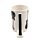 Headstock Guitar Gitarr Rock Keramikmugg med Format Handtag