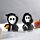Dödskallepojke & Spökpojke Salt & Pepparset i Keramik