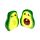 Pedro the Avocado Foodiemals Salt & Pepparset i Keramik