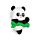 Panda Suddgummi i Minilåda