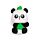 Panda Suddgummi i Minilåda