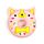 Enhörning Donut Suddgummi i Minilåda