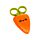 Foodiemals Cecil the Carrot Morot Sax för Barn i Hållare