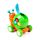 Press & Go Happy Snail Snigel Actionleksak