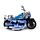 Motorcykel Push/Pull Action Leksak