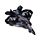 Stealth Fighter Flygplan Friction Push/Pull Actionleksak