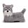 Schnauzer Hund Plysch Lavendel Värmepåse