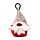 Squidglys Festive Friends Jul Plysch Nyckelring