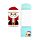 Jul Festive Friends Jultomte Flip Open Format Anteckningsblock