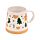 Pepparkaksgubbe Avsmalnad Mugg i Stengods