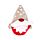 Jul Jolly Gonk High Bounce Plysch Studsboll