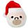 Queasy Squeezies Festive Friends Jul Plysch Klämmig Leksak