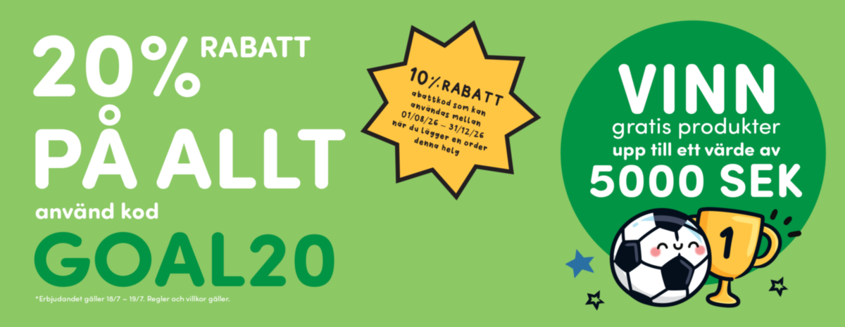 Erbjudande - 20% på allt